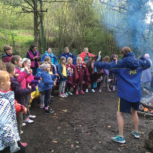 Campfire songs and games for the Brownies